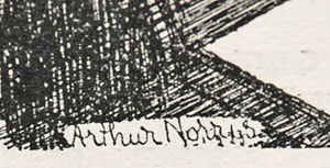 Arthur Norris Signature Punch Cartoonist