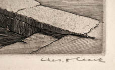 Charles Clark artist signature
