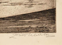 Louis Whirter artist signature