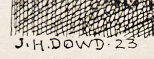 J H Dowd Signature Cartoonist