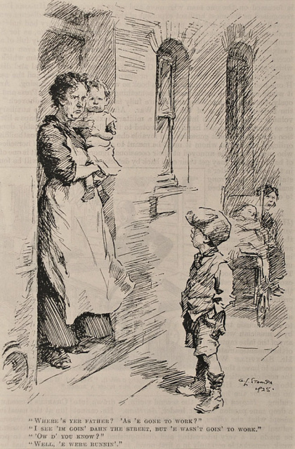 G L Stampa Punch Cartoon For Sale, Father's Not Gone To Work, 1925