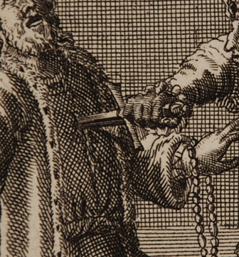 A Scene from Henry VI, Part 3, engraving (detail)