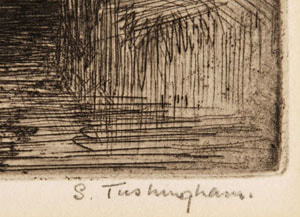 Sidney Tushingham artist signature