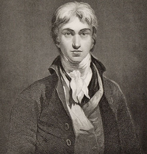 William Holl engraving after J M W Turner self portrait